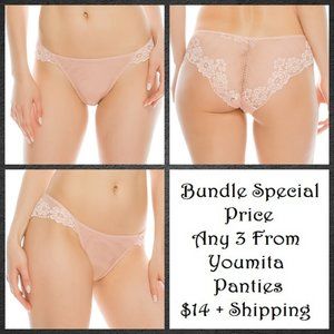 Youmita Floral Lace Bikini Underwear